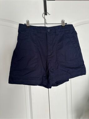 Old Navy OG Chino Utility Patch-Pocket Shorts Navy